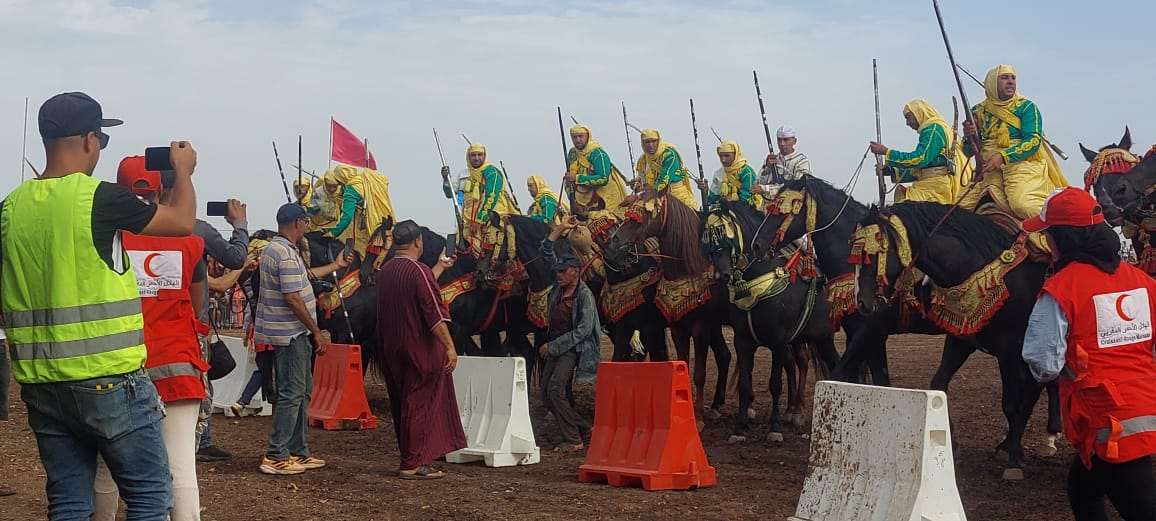 مهرجان سيدي حجاج أولاد امراح يجمع بين الفروسية والتبوريدة في جوّ من الجمال والتراث