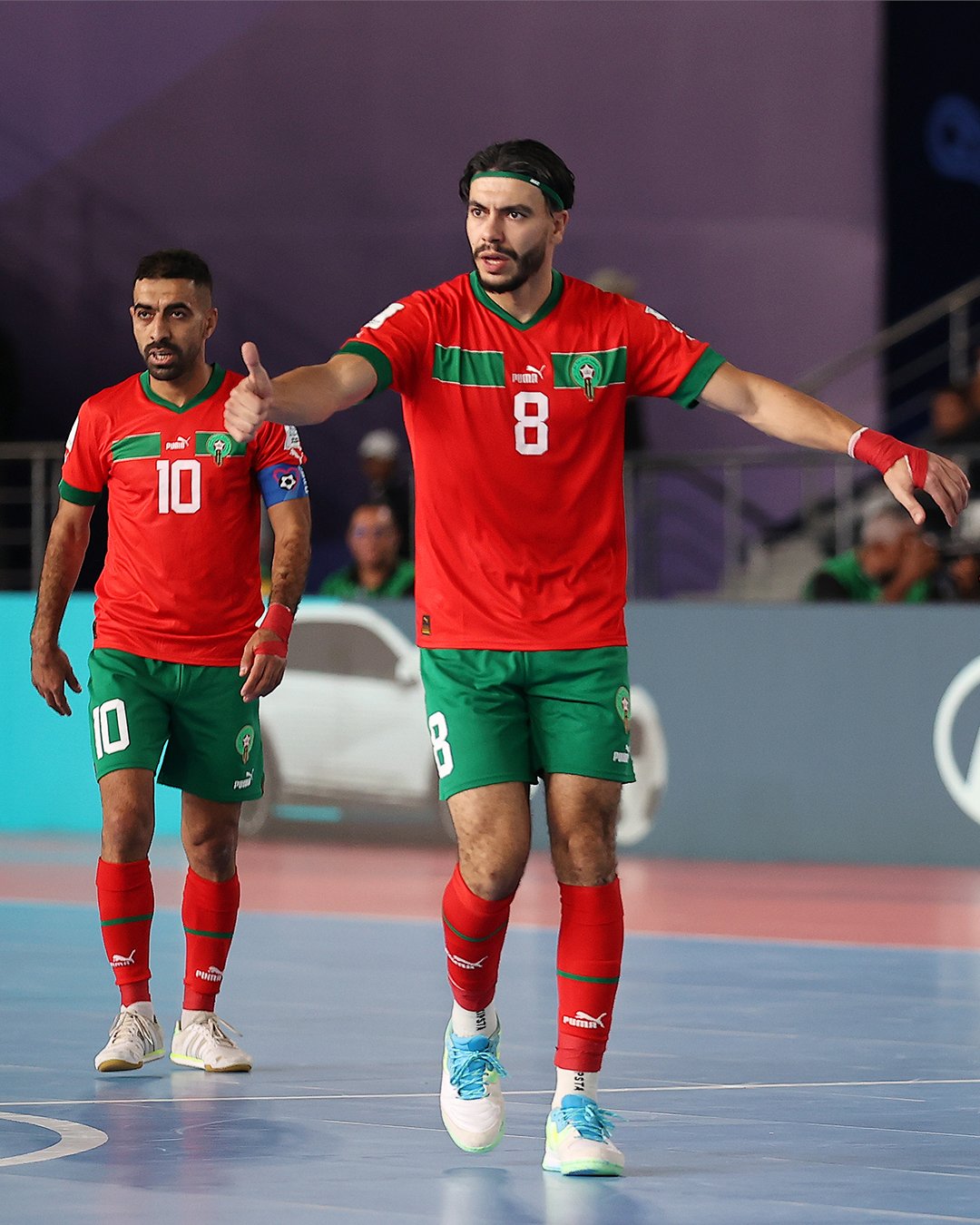 المنتخب الوطني المغربي الفوتسال يفوز على المنتخب الايراني ب 4/3