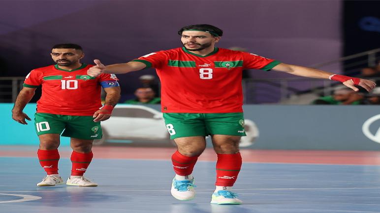 المنتخب الوطني المغربي الفوتسال يفوز على المنتخب الايراني ب 4/3