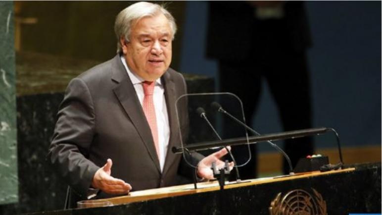الأمين العام للأمم المتحدة يشيد بسياسة اليد الممدودة لجلالة الملك تجاه الجزائر