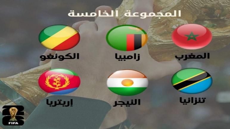 وضعت قرعة التصفيات المؤهلة لكأس العالم 2026 المنتخب الوطني المغربي في المجموعة الخامسة